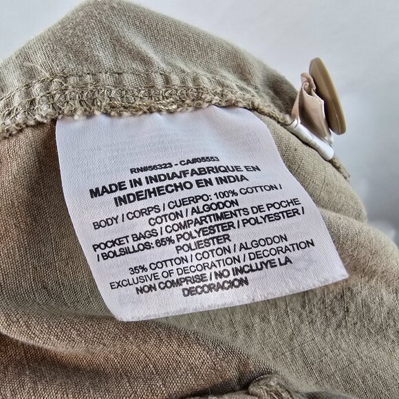 Nike Shorts Mens 38 Khaki Cargo Outdoor Utility Pockets Cotton Ripstop Hiking - Picture 9 of 11